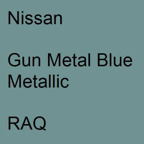 Nissan, Gun Metal Blue Metallic, RAQ.